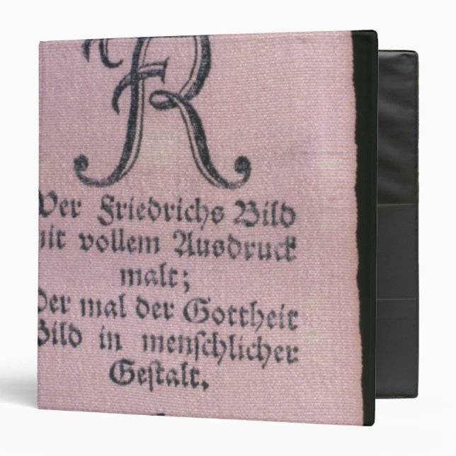Vivat' bands of Frederick II Binder (Front/Inside)