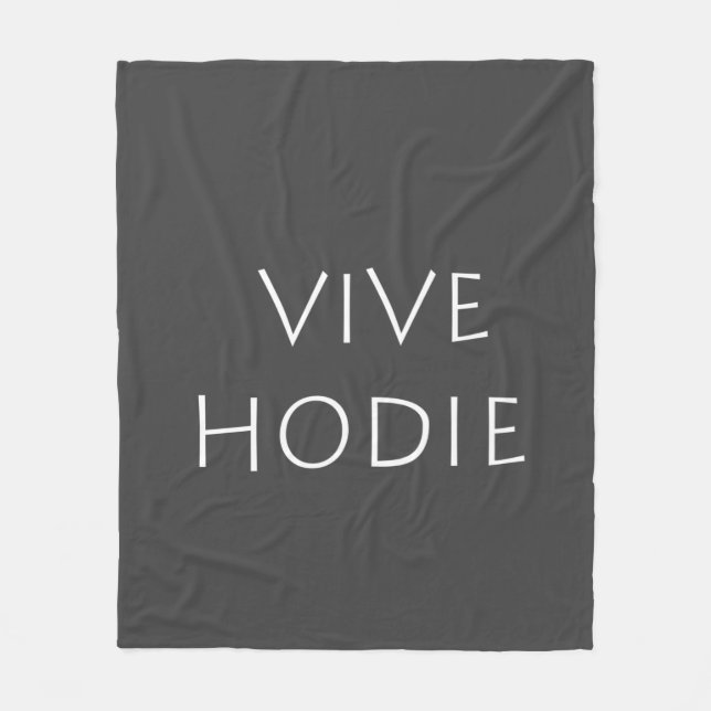 Vive hodie fleece blanket (Front)