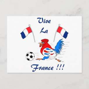 Vive La France Postcard