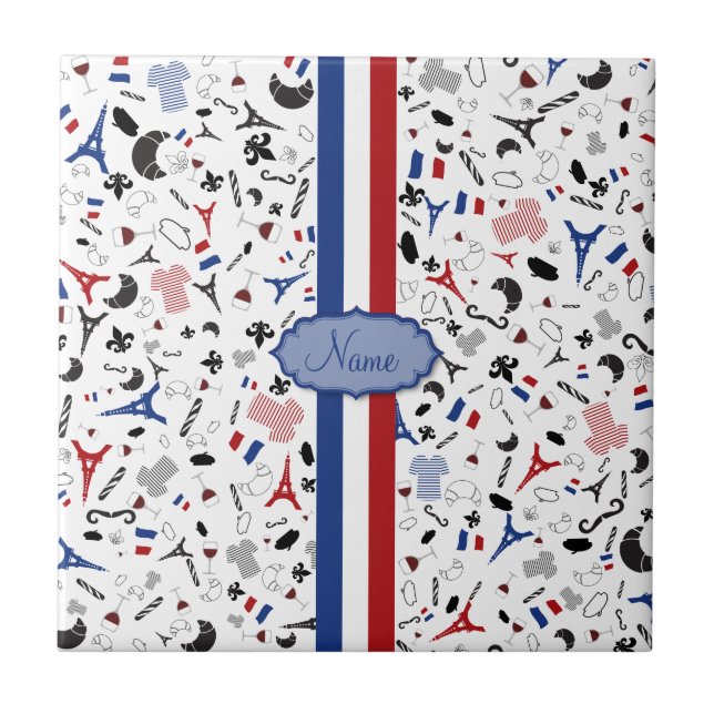 Vive la France Tile (Front)