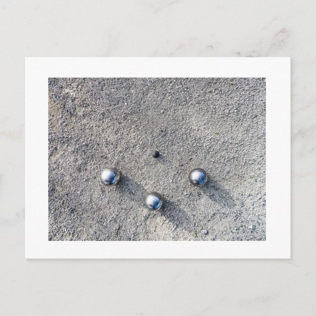 VIVE LA PETANQUE ! LES BOULES ! POSTCARD (Front)