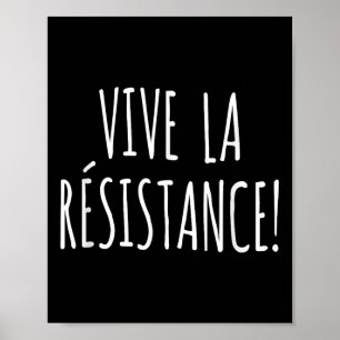 Vive La Resistance Shirt Resist Shirt Anti Trump S Poster