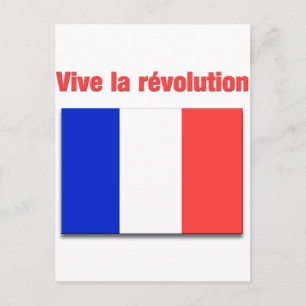 Vive la révolution postcard