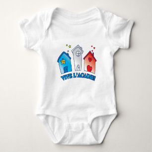 Vive L'acadie " Maison" Baby Bodysuit