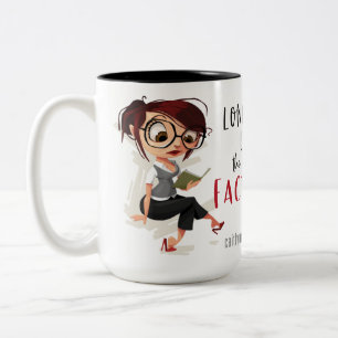 Vive le Facteur à deux tons de café Mug
