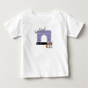 Vive Paris! Arc De Triomphe Disney Baby T-Shirt