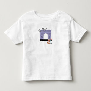 Vive Paris! Arc De Triomphe Disney Toddler T-shirt