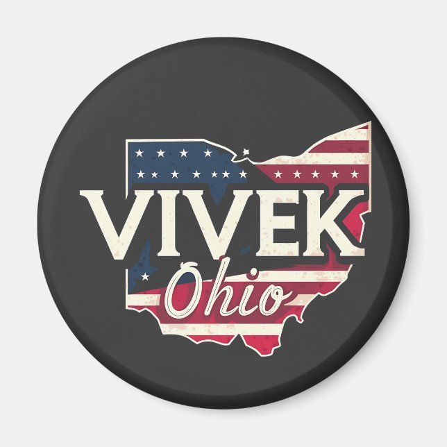 Vivek Ohio 2026 Governor Republican American  Magnet (Front)