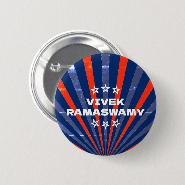 Vivek Ramaswamy 2024 Election 2 Inch Round Button (Front & Back)