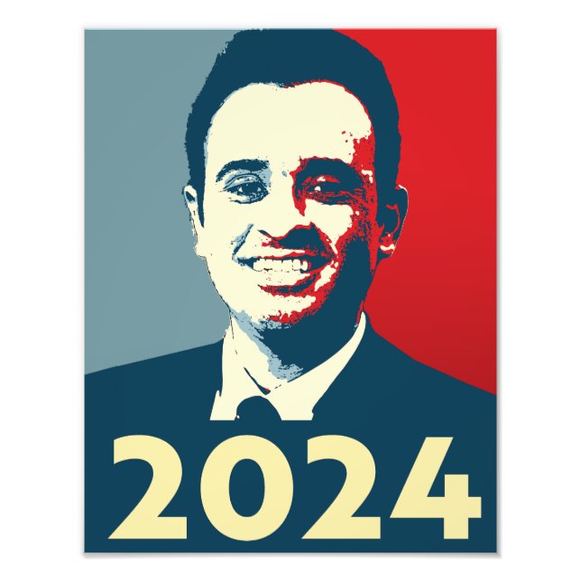 VIVEK RAMASWAMY 2024 PHOTO PRINT (Front)