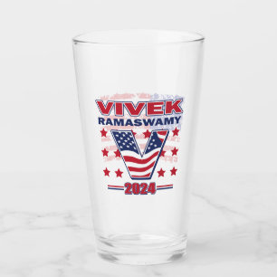 Vivek Ramaswamy for President 2024 Glass