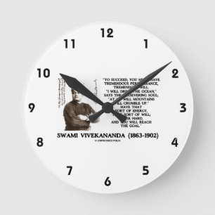Vivekananda To Succeed Have Perseverance Will Goal Round Clock