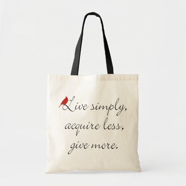 Vivent simplement le sac (Devant)
