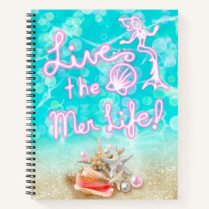 Vivez la vie Mer - Ocean Shell Beach Carnet 