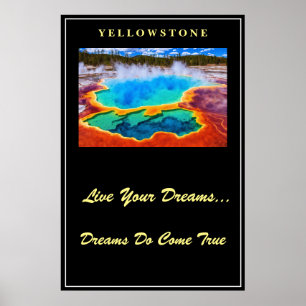 Vivez vos rêves Poster Yellowstone
