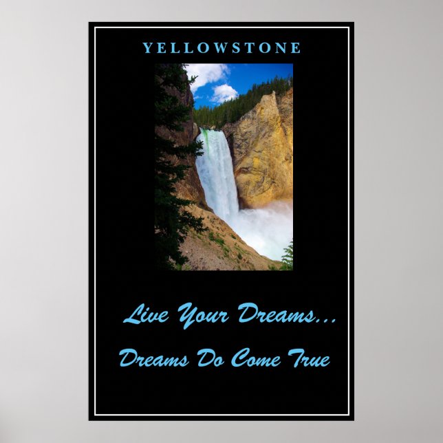 Vivez vos rêves Poster Yellowstone (Devant)