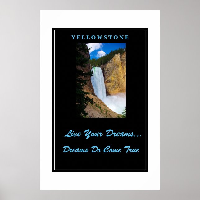 Vivez vos rêves Poster Yellowstone (Devant)