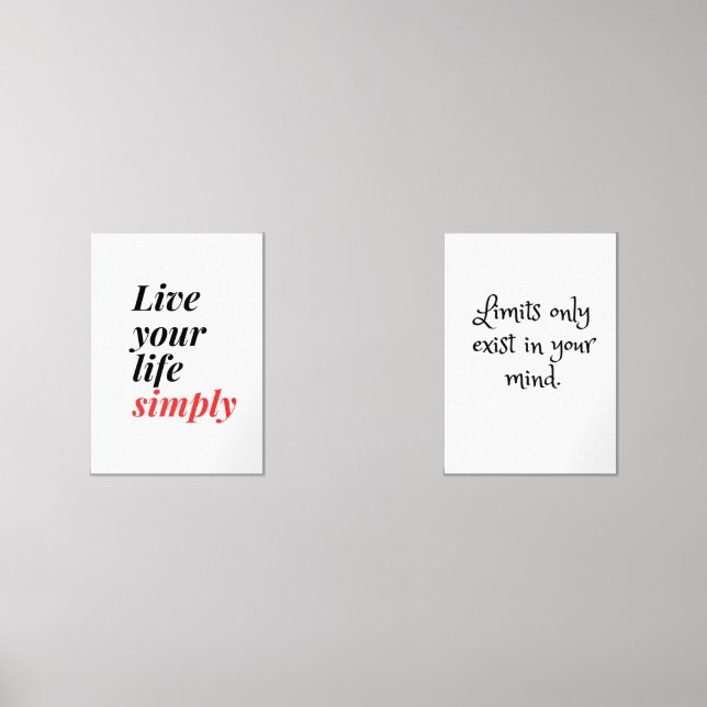 Vivez votre vie simplement (Recto)