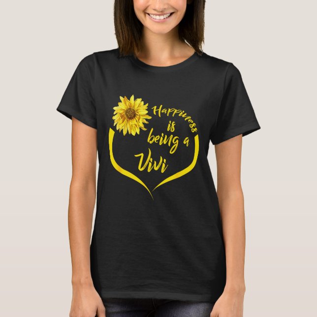 Vivi Gift_ Hapness Is Being A Vivi  T-Shirt (Front)