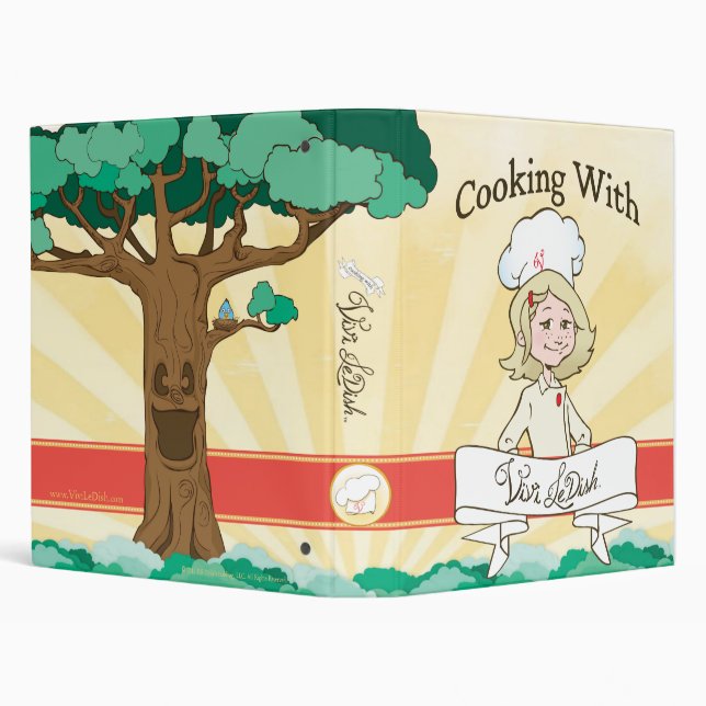 Vivi LeDish™ Cookbook Binder (Background)