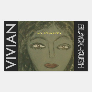 VIVIAN BLACK KUSH STICKER