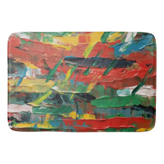 Vivid Acrylic Texture Bath Mat