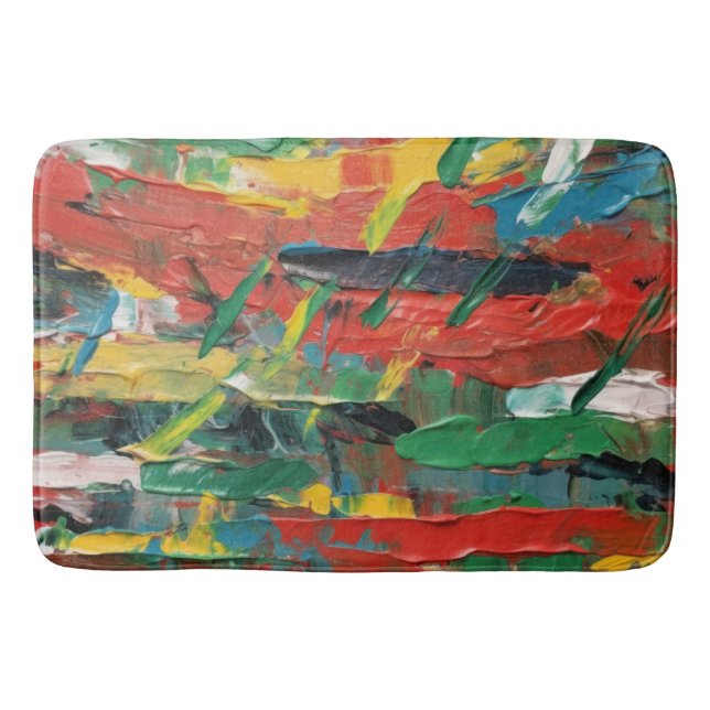 Vivid Acrylic Texture Bath Mat (Front)