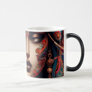 Vivid Aesthetic Portrait Magic Mug