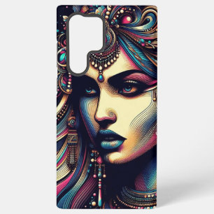 Vivid Aesthetic Portrait – Vibrant Art Design  Samsung Galaxy Case