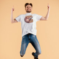 Vivid and Bold Rocket Launch T-Shirt