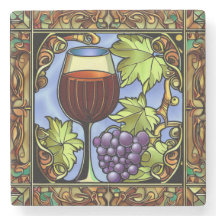 Vivid Art Wine Coaster 03