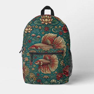 Vivid Betta Fish Backpack – Water Garden Design