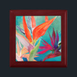 Vivid Birds of Paradise Gift Box<br><div class="desc">"Vivid Birds of Paradise" by Jennifer Paxton Parker. Features Birds of Paradise flowers in bright,  vivid colours.</div>