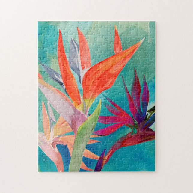 Vivid Birds of Paradise Jigsaw Puzzle (Vertical)