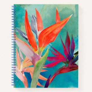 Vivid Birds of Paradise Notebook