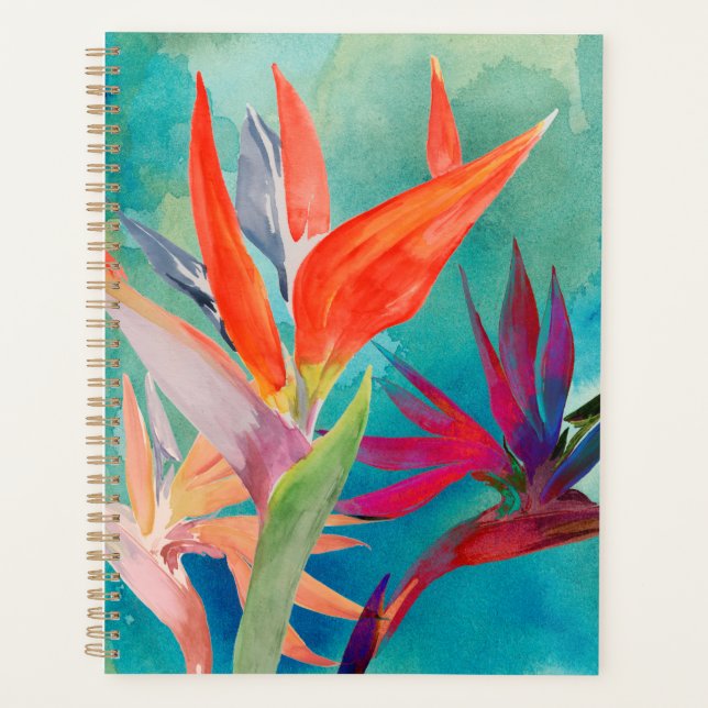 Vivid Birds of Paradise Planner (Front)