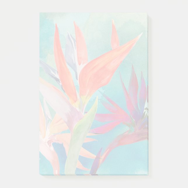 Vivid Birds of Paradise Post-it Notes (Front)