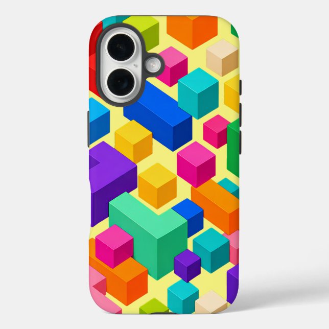Vivid Blockscape Case-Mate iPhone Case (Back)