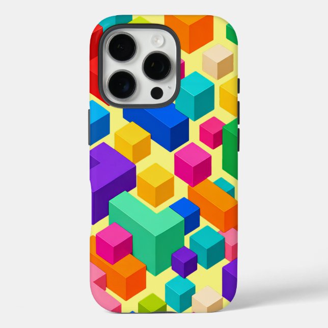Vivid Blockscape Case-Mate iPhone Case (Back)
