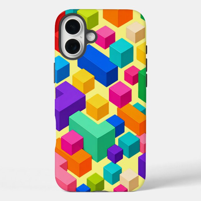 Vivid Blockscape Case-Mate iPhone Case (Back)