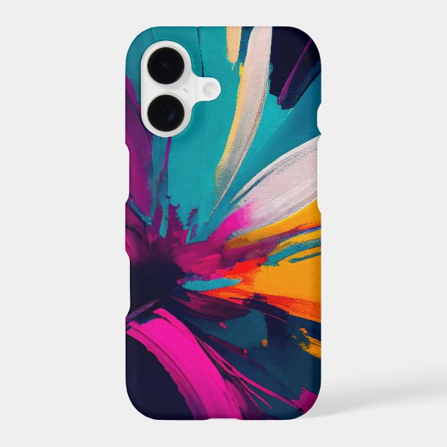 Vivid Bloom – Explosive Abstract Floral Energy (Back)