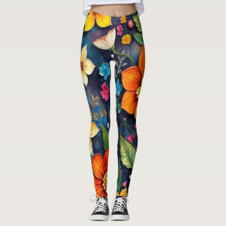 Vivid Bloom Leggings