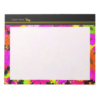 Vivid Bloom Vibes Notepad