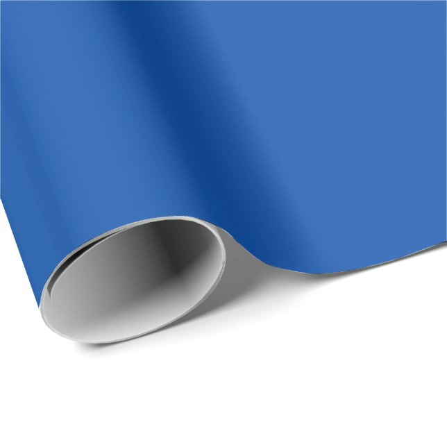 Vivid Blue Wrapping Paper (Roll Corner)