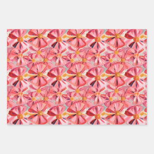 Vivid Bow Impressions Wrapping Paper Sheet