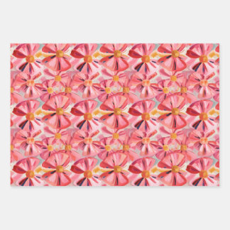 Vivid Bow Impressions Wrapping Paper Sheet