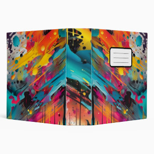 Vivid Chaos Splash Graffiti Binder