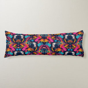 Vivid Chaos Splash Graffiti Body Pillow
