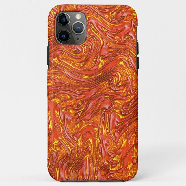 Vivid clear red texture with yellow shades Case-Mate iPhone case (Back)