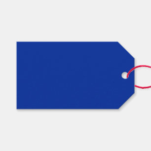 Vivid Cobalt Blue Gift Tags